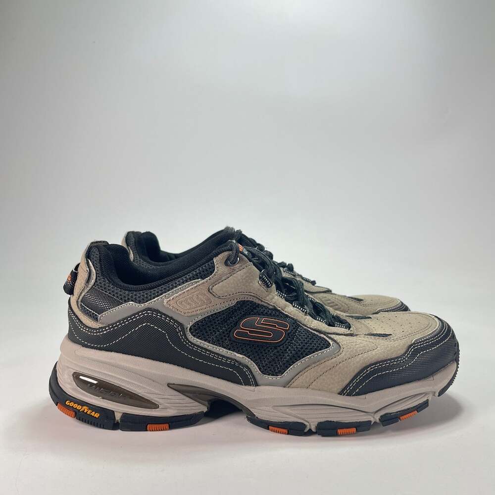 Skechers Sport Vigor 3.0 Wide Grey Black Goodyear Sneaker Men's Size 9.5